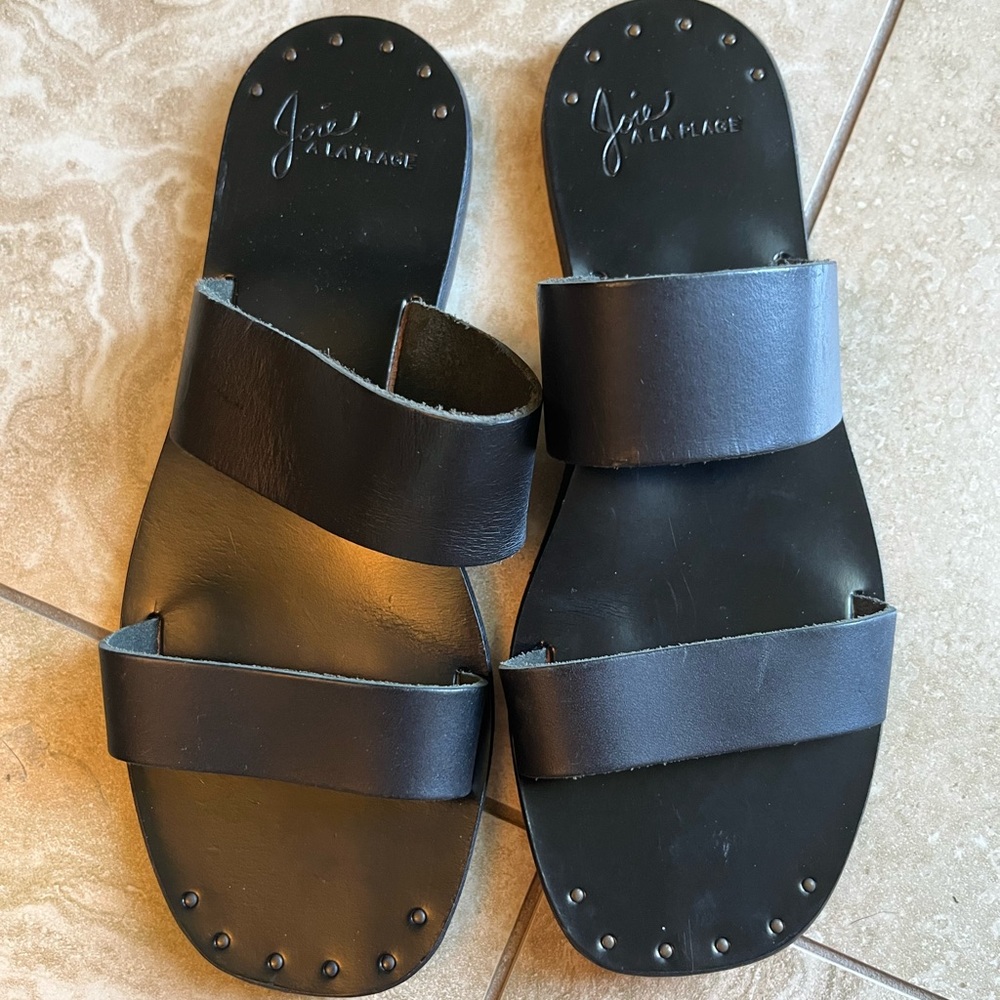 Joie black sandals size 36.5